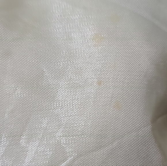 Vintage Ms. Freddi Women's Trench Coat | Ivory, Light Brown - Picture 5 of 5